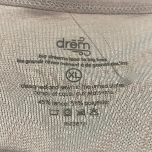 NWOT Pijama Set Tank and short with super soft Tencel fabric blend in Gray. XL - Picture 6 of 8